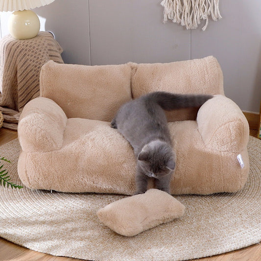 CalmiPet Pet Bed Sofa Winter Warm Pet Nest Pet Bed For Small Medium Dogs Cats Comfortable Plush Puppy Bed Pet Supplies