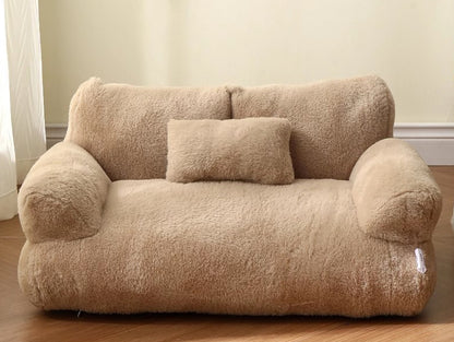 CalmiPet Pet Bed Sofa Winter Warm Pet Nest Pet Bed For Small Medium Dogs Cats Comfortable Plush Puppy Bed Pet Supplies